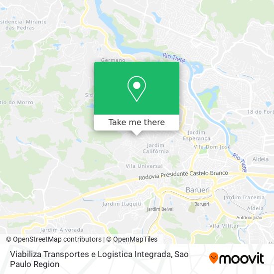 Viabiliza Transportes e Logistica Integrada map