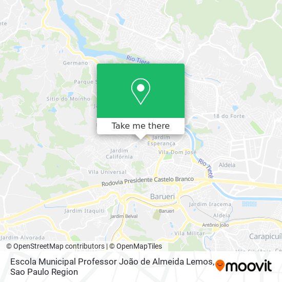 Escola Municipal Professor João de Almeida Lemos map