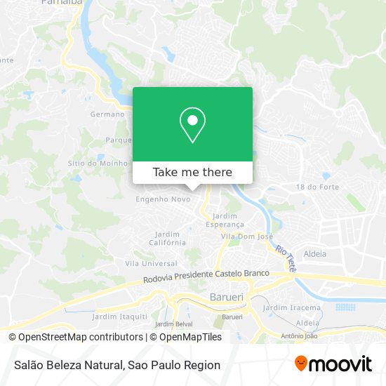 Salão Beleza Natural map