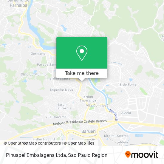 Pinuspel Embalagens Ltda map