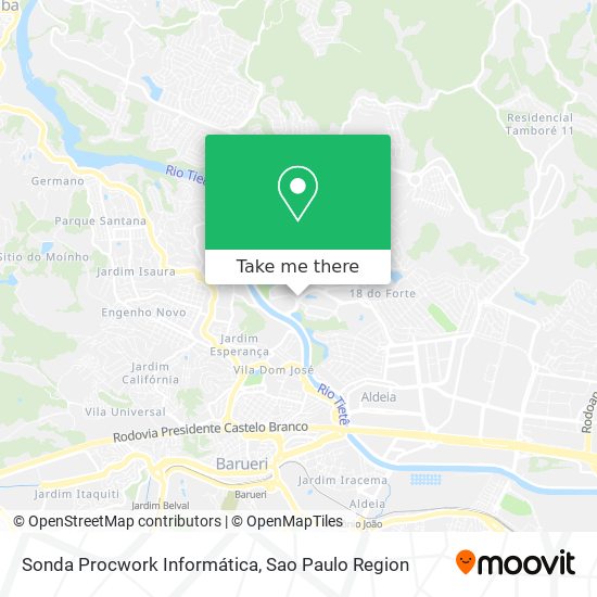 Sonda Procwork Informática map