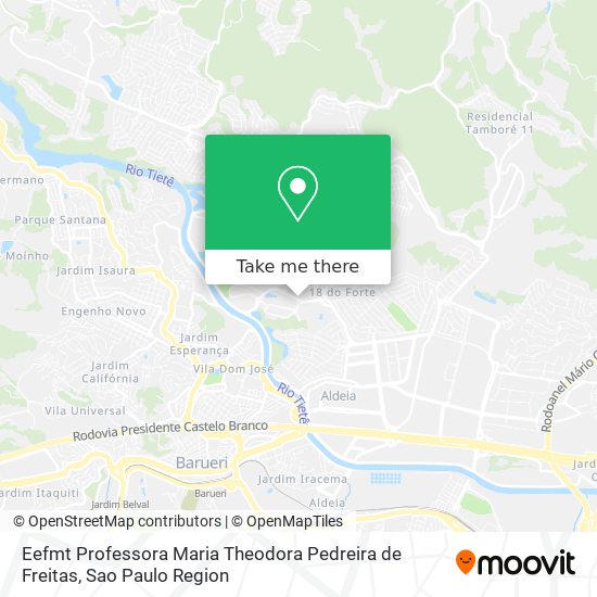 Eefmt Professora Maria Theodora Pedreira de Freitas map