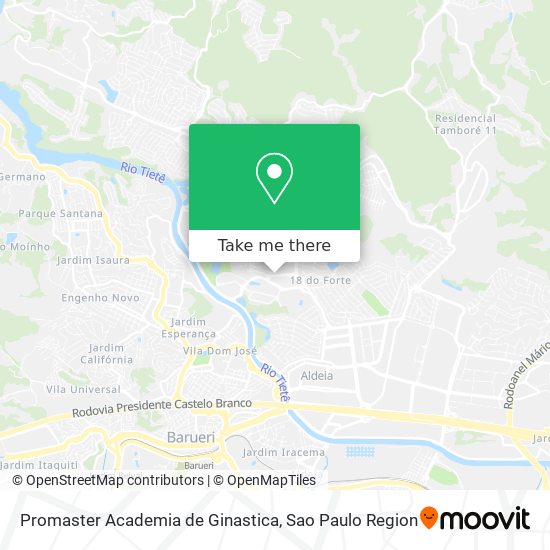 Promaster Academia de Ginastica map