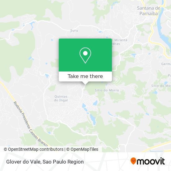 Mapa Glover do Vale