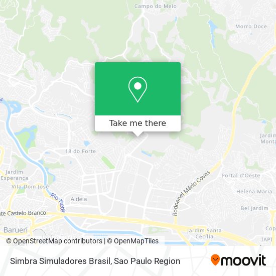 Simbra Simuladores Brasil map