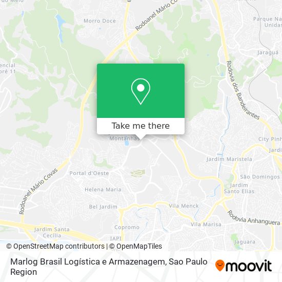 Marlog Brasil Logística e Armazenagem map