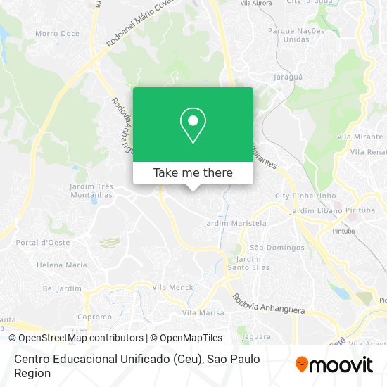 Centro Educacional Unificado (Ceu) map