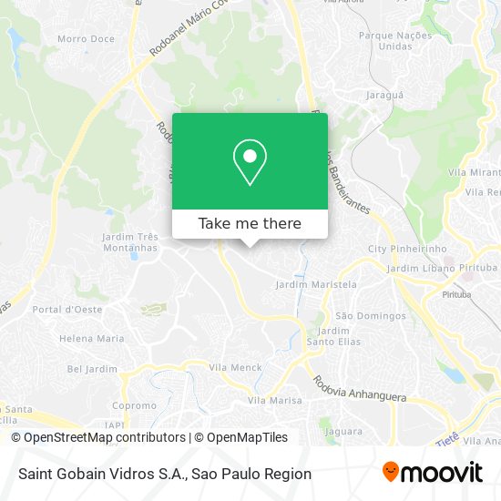 Saint Gobain Vidros S.A. map