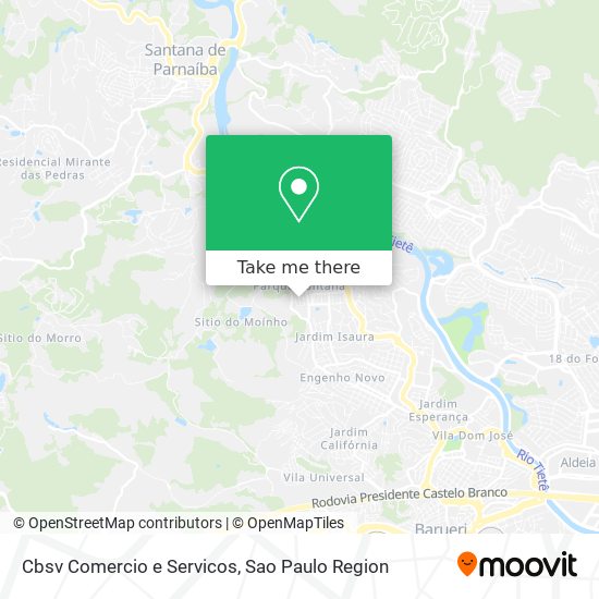 Cbsv Comercio e Servicos map