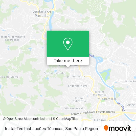 Mapa Instal-Tec Instalações Técnicas