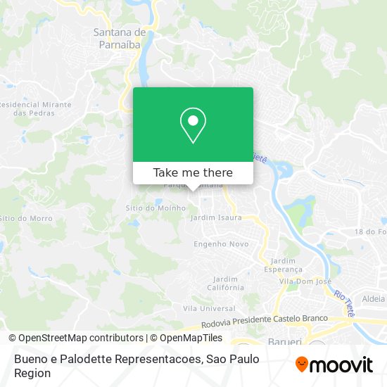 Bueno e Palodette Representacoes map