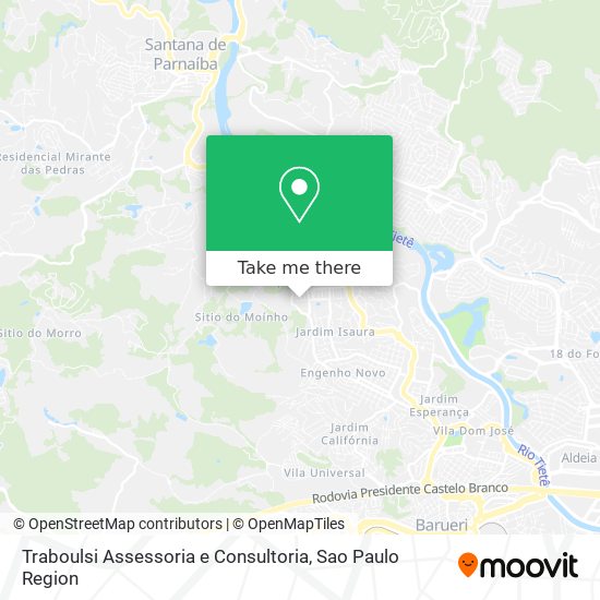 Mapa Traboulsi Assessoria e Consultoria