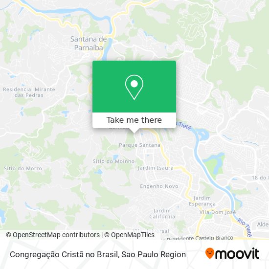 Congregação Cristã no Brasil map