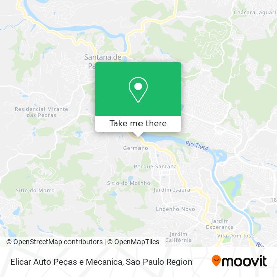 Elicar Auto Peças e Mecanica map