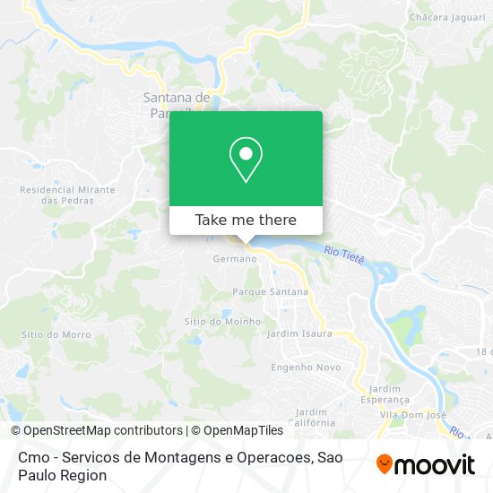 Mapa Cmo - Servicos de Montagens e Operacoes