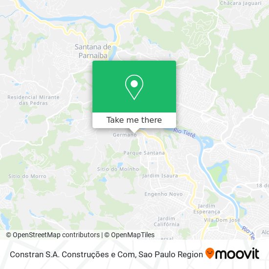 Constran S.A. Construções e Com map