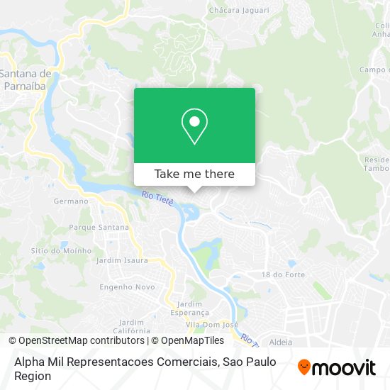 Mapa Alpha Mil Representacoes Comerciais