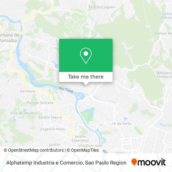 Mapa Alphatemp Industria e Comercio