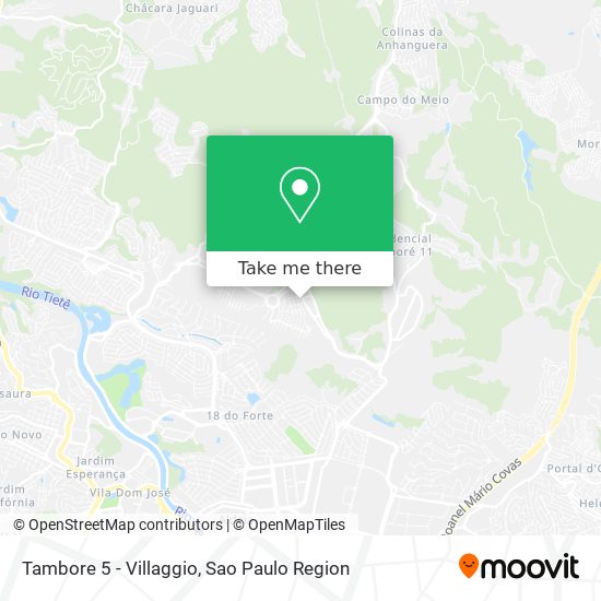 Mapa Tambore 5 - Villaggio