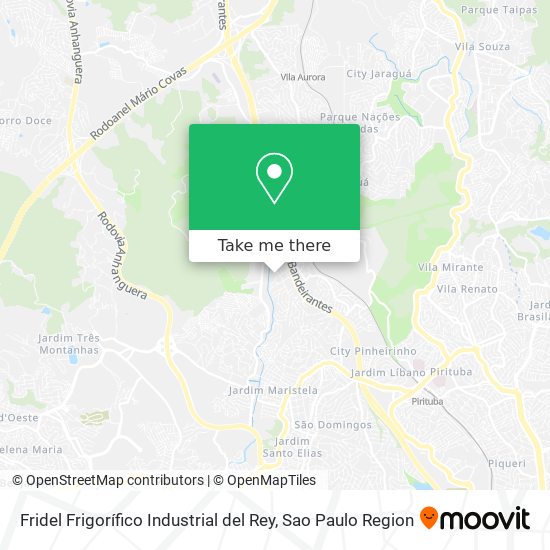 Mapa Fridel Frigorífico Industrial del Rey