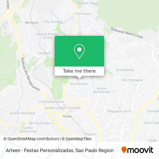 Arteen - Festas Personalizadas map