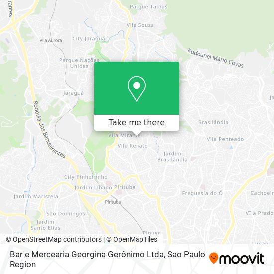 Bar e Mercearia Georgina Gerônimo Ltda map