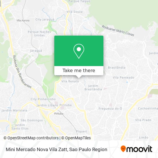 Mini Mercado Nova Vila Zatt map