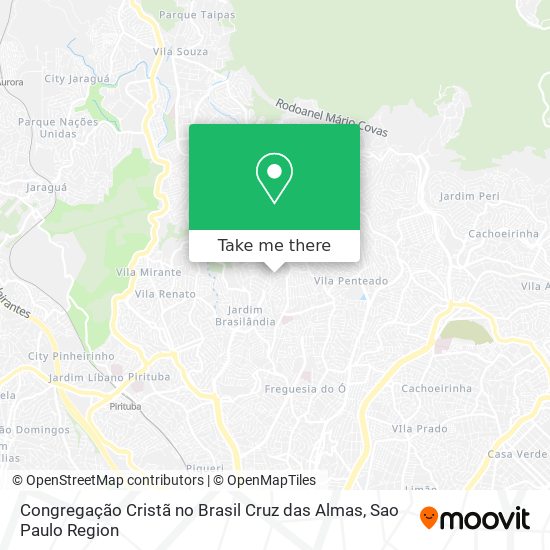 Congregação Cristã no Brasil Cruz das Almas map