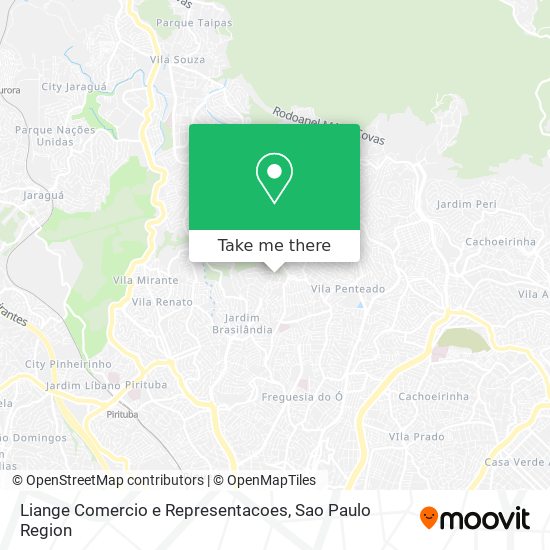 Liange Comercio e Representacoes map