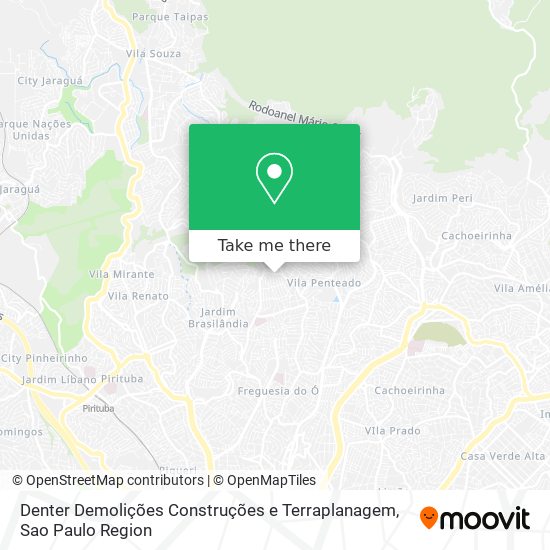 Denter Demolições Construções e Terraplanagem map