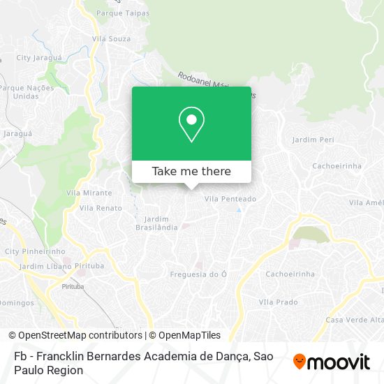 Mapa Fb - Francklin Bernardes Academia de Dança