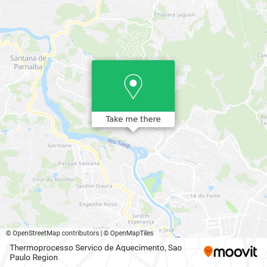 Thermoprocesso Servico de Aquecimento map