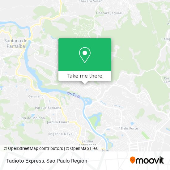 Mapa Tadioto Express