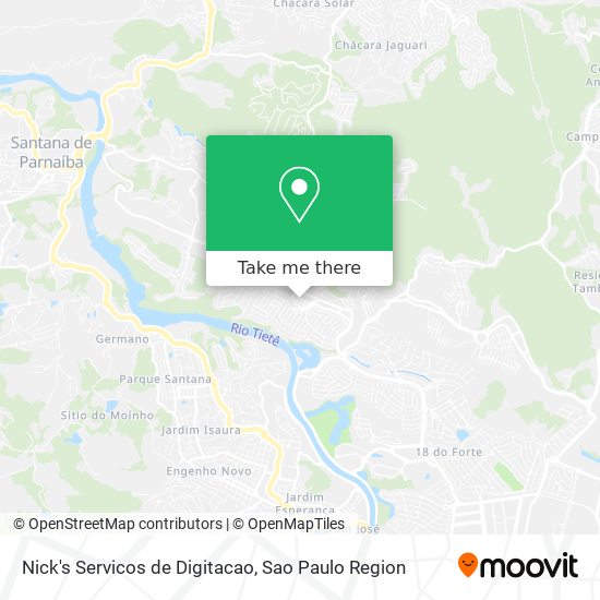 Nick's Servicos de Digitacao map