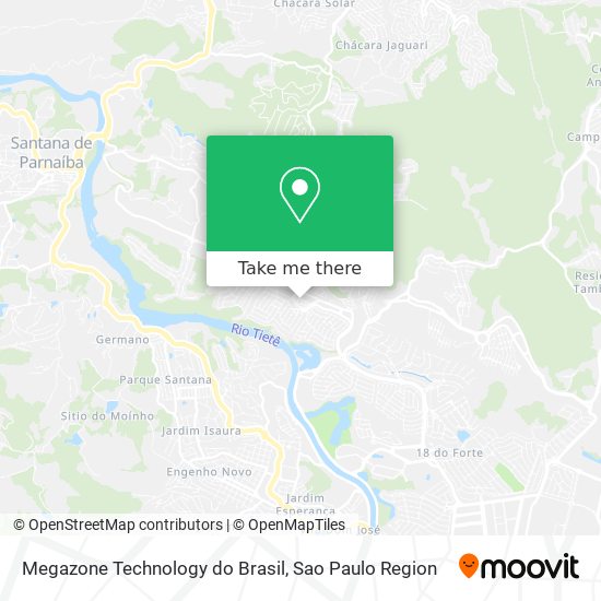 Megazone Technology do Brasil map