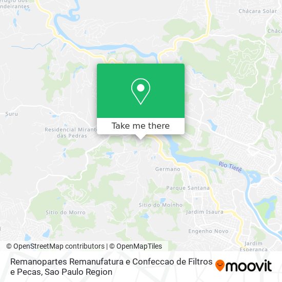 Remanopartes Remanufatura e Confeccao de Filtros e Pecas map