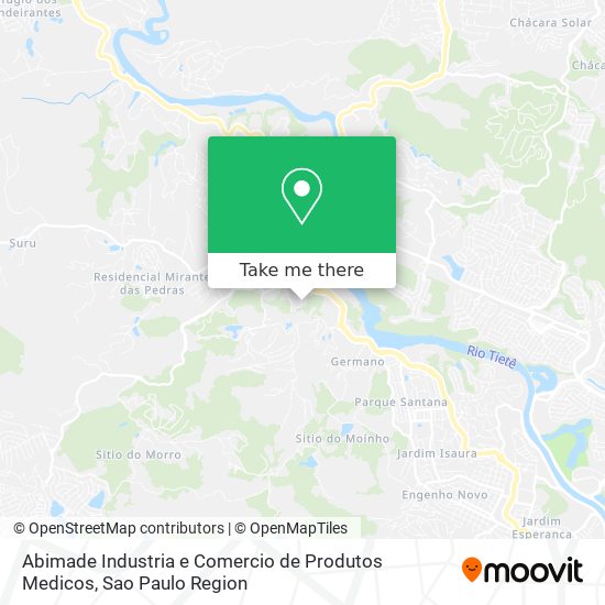 Abimade Industria e Comercio de Produtos Medicos map