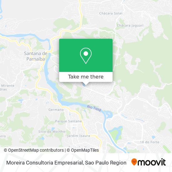 Mapa Moreira Consultoria Empresarial