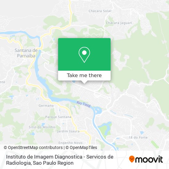 Mapa Instituto de Imagem Diagnostica - Servicos de Radiologia