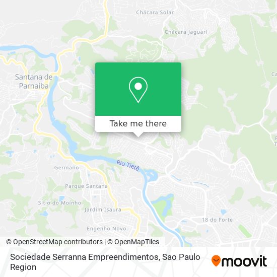 Mapa Sociedade Serranna Empreendimentos