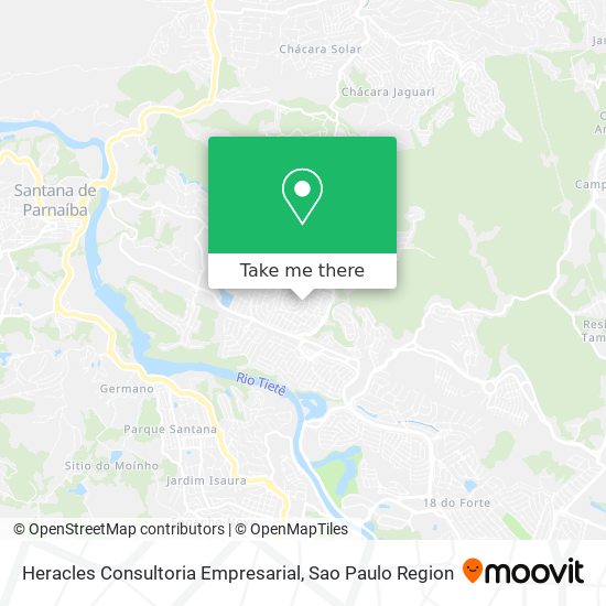 Mapa Heracles Consultoria Empresarial