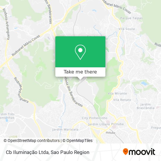 Cb Iluminação Ltda map