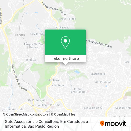 Gate Assessoria e Consultoria Em Certidoes e Informatica map