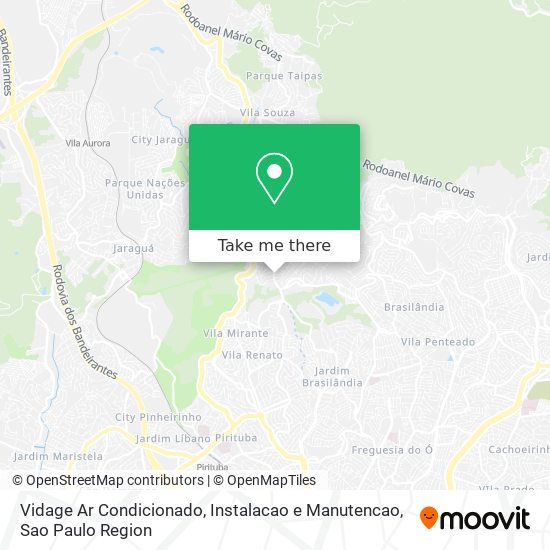 Vidage Ar Condicionado, Instalacao e Manutencao map