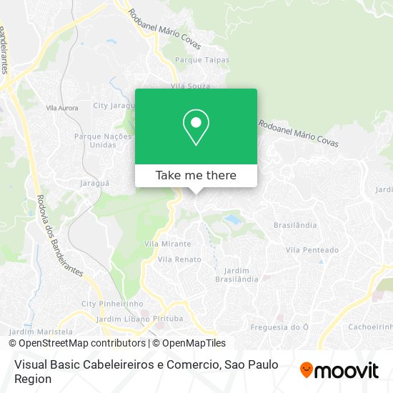 Visual Basic Cabeleireiros e Comercio map