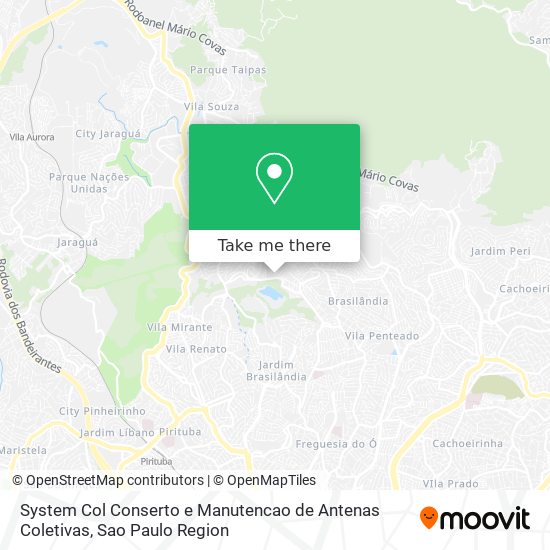 System Col Conserto e Manutencao de Antenas Coletivas map