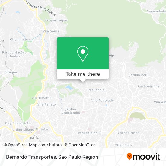 Bernardo Transportes map