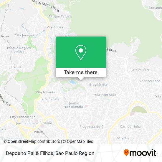 Deposito Pai & Filhos map
