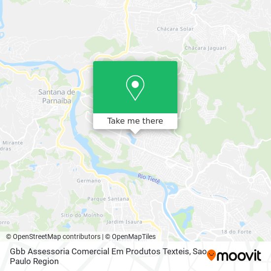 Gbb Assessoria Comercial Em Produtos Texteis map