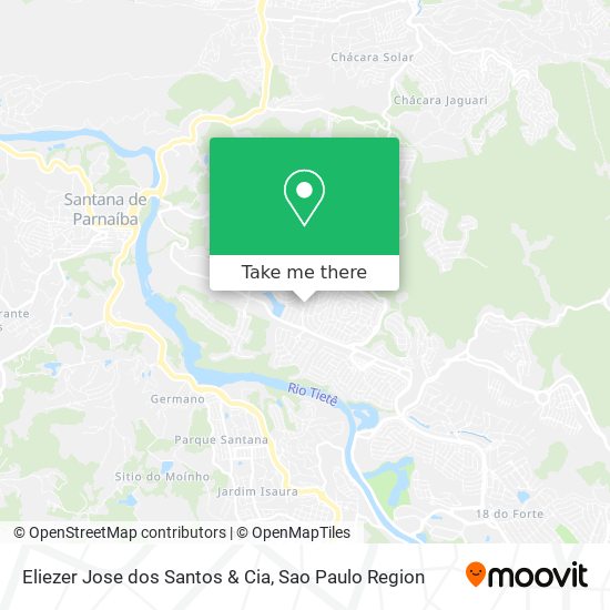 Eliezer Jose dos Santos & Cia map